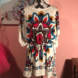 Bright colored Tunic top